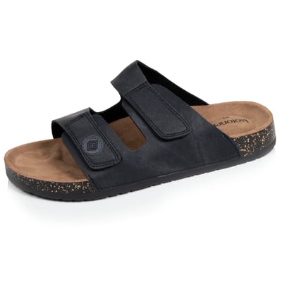 Sandales à doubles bride scratch, semelle intérieur patch talon ultra confortables ISOTONER