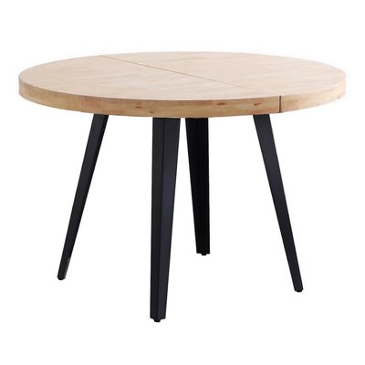 Table Matika extensible en bois et acier - MATIKA MATHI DESIGN