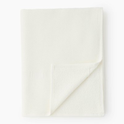 Drap de bain nid d'abeille éponge, belette, 100% coton bio, OEKOTEX MONOPRIX