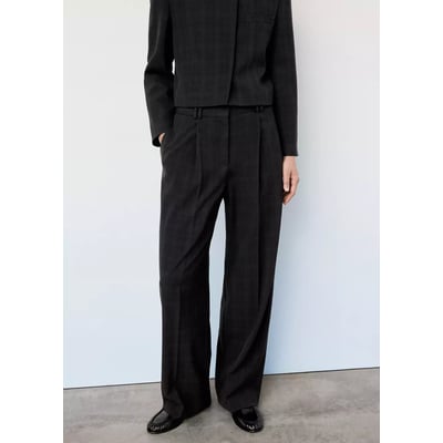 Pantalon de costume à carreaux MANGO