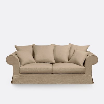 Schlafsofa Adelia, dickes Leinen LA REDOUTE INTERIEURS