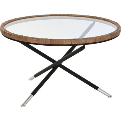 Table basse verre et métal, Scandi RECOLLECTION