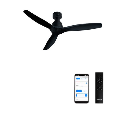 Ventilateur de plafond avec pales en ABS technique sans lumière avec Wi-Fi WIND STYLANCE CREATE