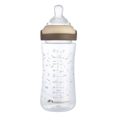 Biberon PP physio Air confort 270 ml Memphis/Sand BEBECONFORT
