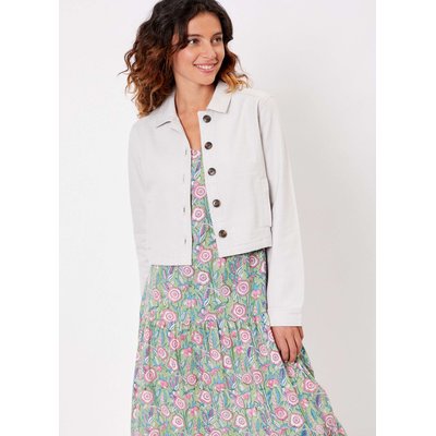 Veste courte unie en coton bio BLASI LA FIANCÉE