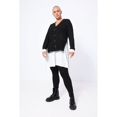 Tunique imprimé effet gilet en maille superposé JEAN-MARC PHILIPPE