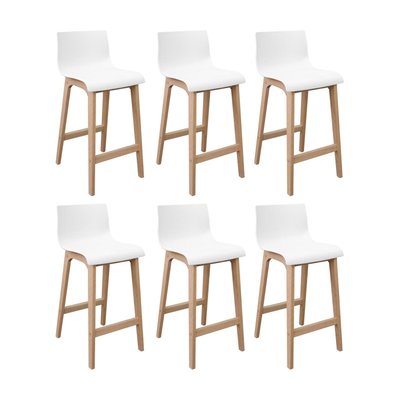 Lot de tabourets de bar en chêne 65cm TANNA MOB IN