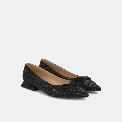 Ballerines ornées de strass avec nœud ALMA EN PENA