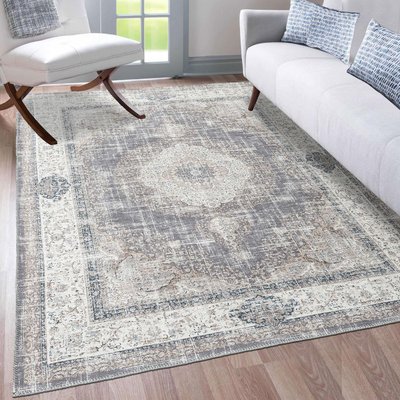 Tapis orient tissé en coton motif classique DABLAI UN AMOUR DE TAPIS