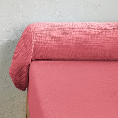 Nackenrollenbezug Kumla aus Baumwoll-Musselin, uni LA REDOUTE INTERIEURS