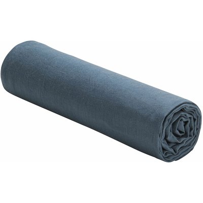 Drap housse lin lavé bonnet 30 cm uni, Signature BATON ROUGE