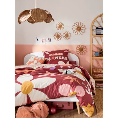 Parure housse de couette et taie d'oreiller IBIZA, avec coton recyclé VERTBAUDET
