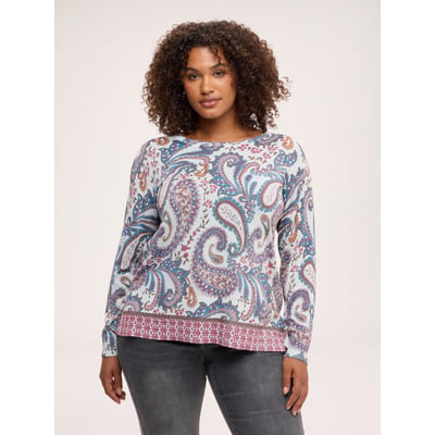 Pull imprimé paisley FIORELLA RUBINO