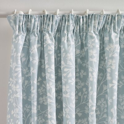 Brooke Floral Lined Pencil Pleat Curtains CATHERINE LANSFIELD