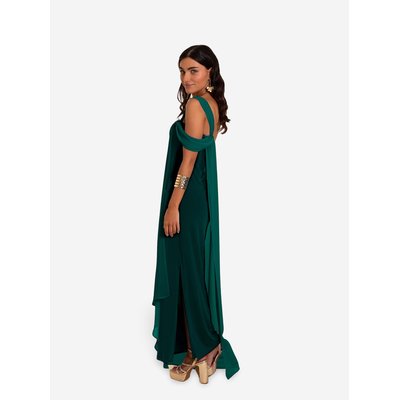 Robe sans bretelles avec cape ALMERÍA THE-ARE