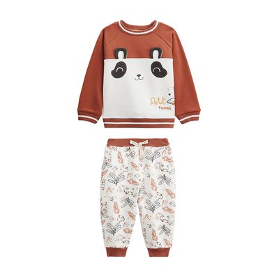 Ensemble bébé sweat-shirt et pantalon en molleton Maloueg PETIT BEGUIN