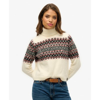 Pull jacquard à col roulé SUPERDRY