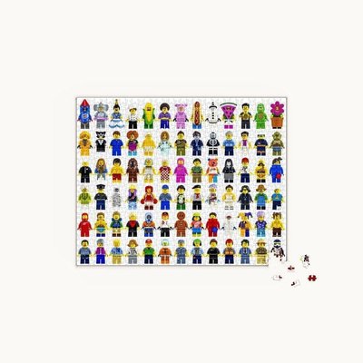 Lego minifigure puzzle LEGO