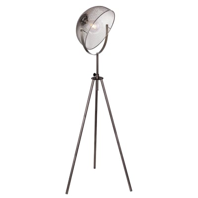 Lampadaire trépied style cinéma en métal design vintage MONIG GLOBO LIGHTING