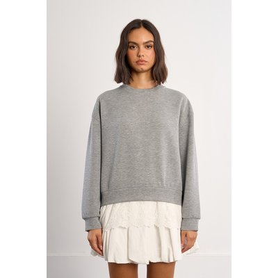 modele tricot Pull rayé sans coutures à encolure tunisienne en ADDICT de Plassard
