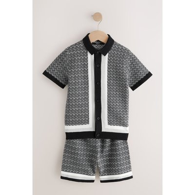 Polo en maille boutonné short NEXT
