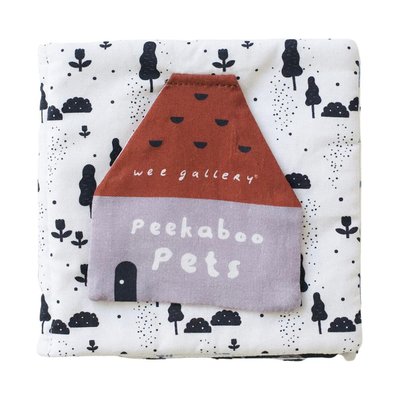 Livre bébé en tissu Peekaboo Pets WEE GALLERY