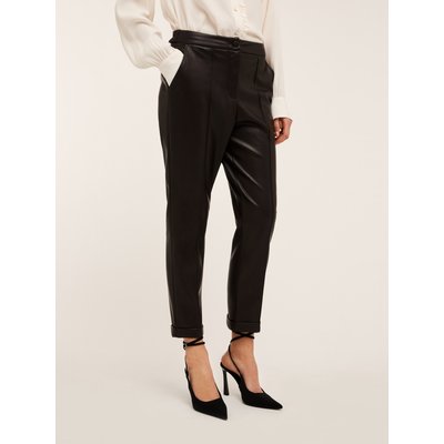 Pantalon avec nervure au milieu de la jambe en tissu enduit MOTIVI