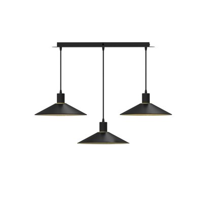 Suspension en ligne 3 lampes ZINGA S3 ALUMINOR