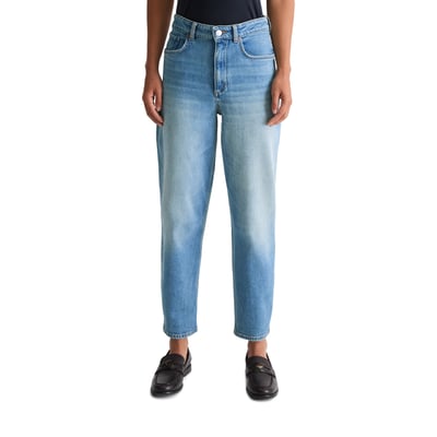 Jeans modèle Lara barrel cropped en coton bio et lyocell stretch MARC O'POLO