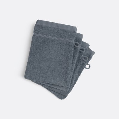 Lot 4 gants de toilette éponge bouclette, Zavara LA REDOUTE INTERIEURS