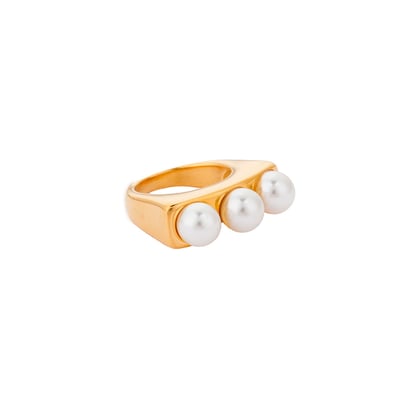 Bague en acier inoxydable GRID HIPANEMA