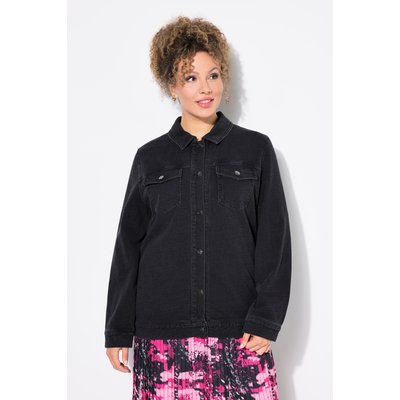 Veste en jean, polaire bouclée ULLA POPKEN