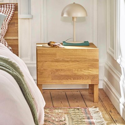 Ariles Finger-Jointed Oak Bedside Table LA REDOUTE INTERIEURS