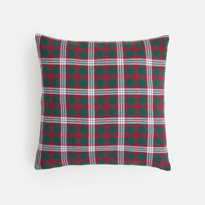Funda de cojín de algodón y sherpa, 50 x 50 cm, LUNAY LA REDOUTE INTERIEURS