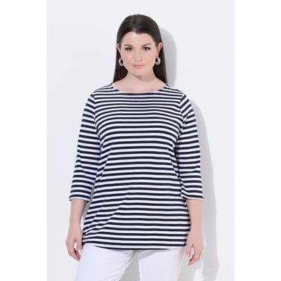 T-shirt à rayures en coton Pima ULLA POPKEN