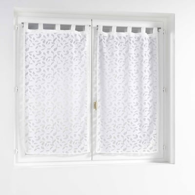 Paire de voilages à passants 60x90 maille Manon DECORATIE