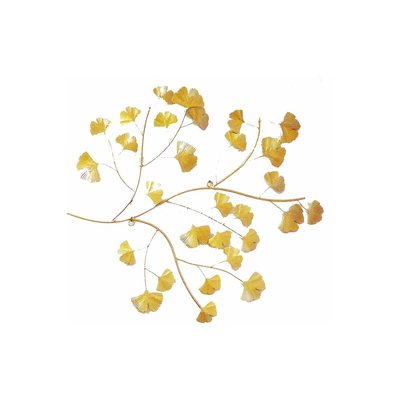 Décoration murale en métal doré Ginko JARDINDECO