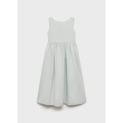 Robe lin nœud MANGO KIDS