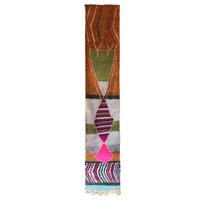 Tapis de couloir berbère marocain pure laine 78 x 371 cm AFK LIVING