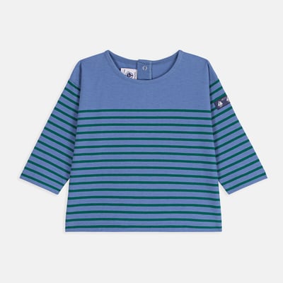 T-shirt manches longues en coton PETIT BATEAU