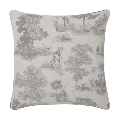Housse de coussin lin & coton POESIE GARNIER THIEBAUT