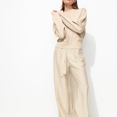 Pantalon large rayures tennis PROMOD
