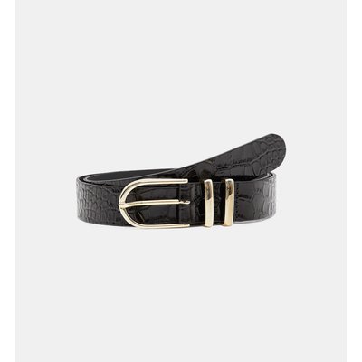 Ceinture noire et dorée femme store
