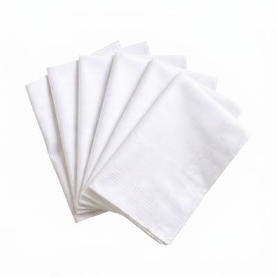 Lot de 6 Mouchoirs Marie - Coton Jacquard TRADITION DES VOSGES