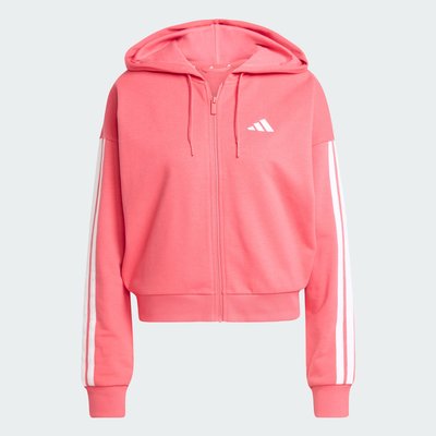 Veste à capuche entièrement zippée French terry 3 bandes Essentials ADIDAS SPORTSWEAR