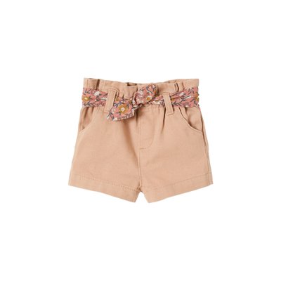 Short taille élastiquée avec ceinture en tissu VERTBAUDET
