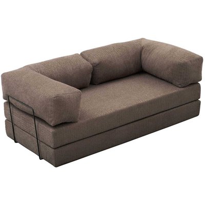 Canapé chauffeuse 3 places en chenille Comfort HANAH HOME