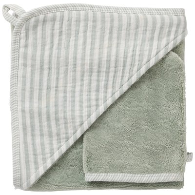 Cape de bain + gant BB & CO