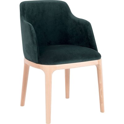 Fauteuil en tissu et bois, Lulu RECOLLECTION