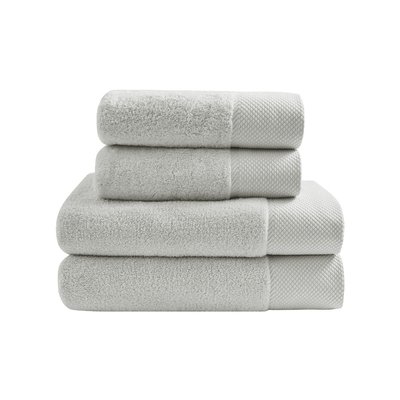 Ensemble de bain 4 pièces Zéro Twist SENSOFT (2 draps de bain + 2 serviettes) SENSEI MAISON